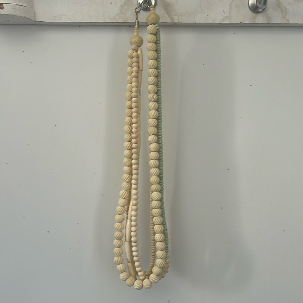 Vintage multi-strand bead necklace